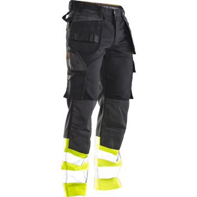 Reflecterende werkbroek voor heren, waterdichte trainingsbroek met hoge